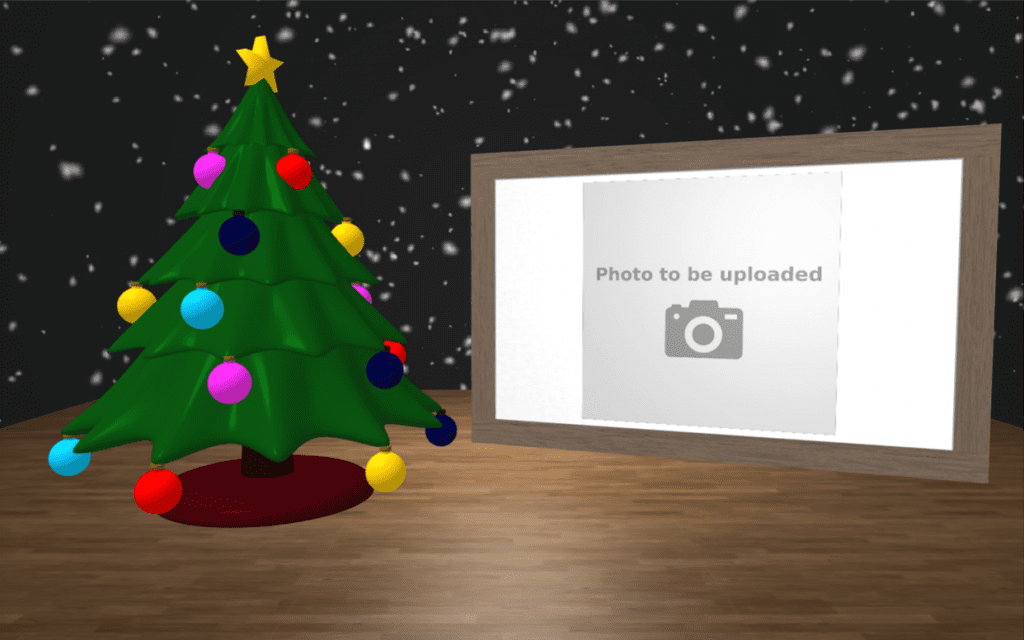 Christmas eCard style 4 with photo upload